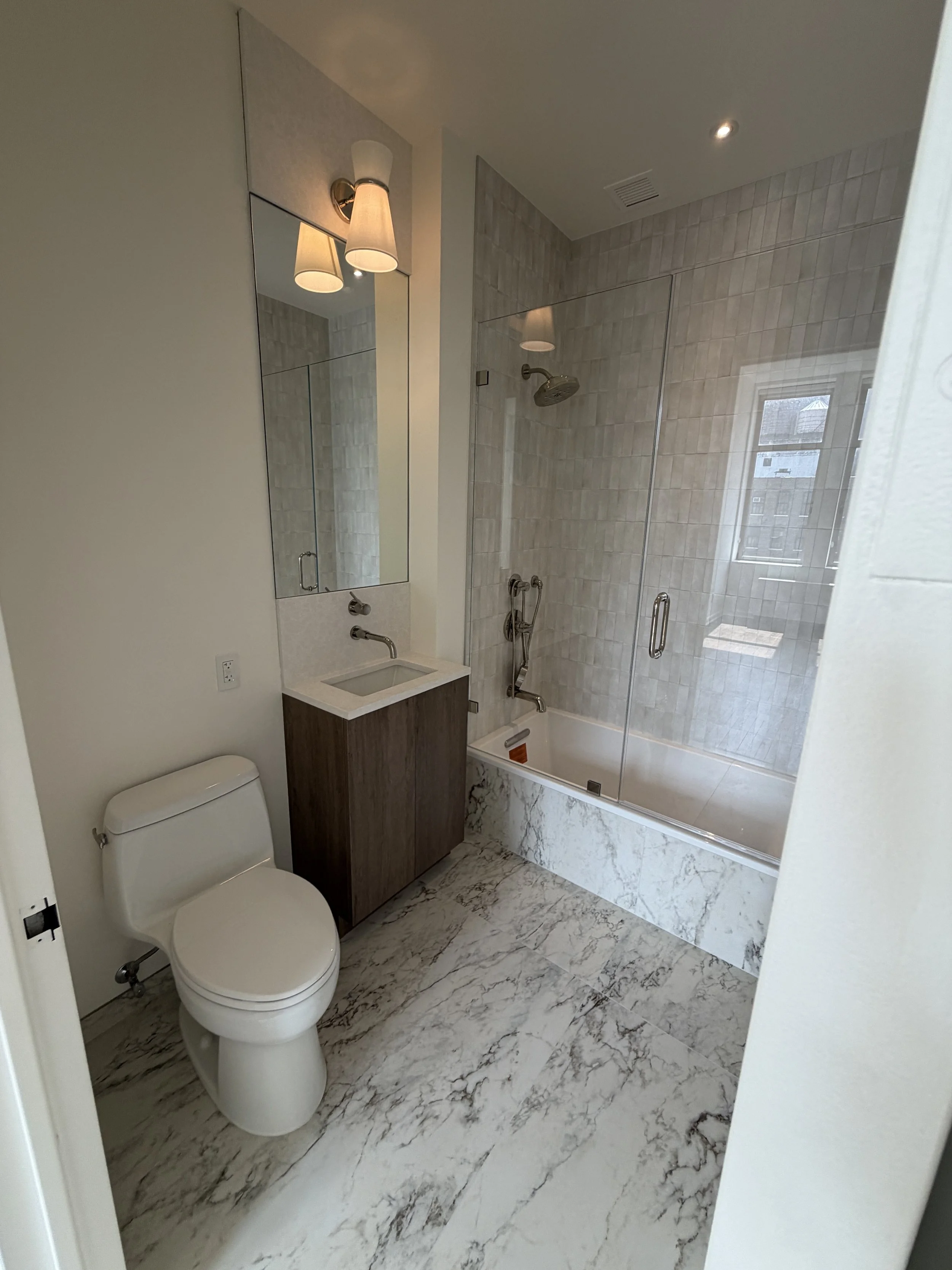 Mint bathroom renovation — bathroom gallery 15