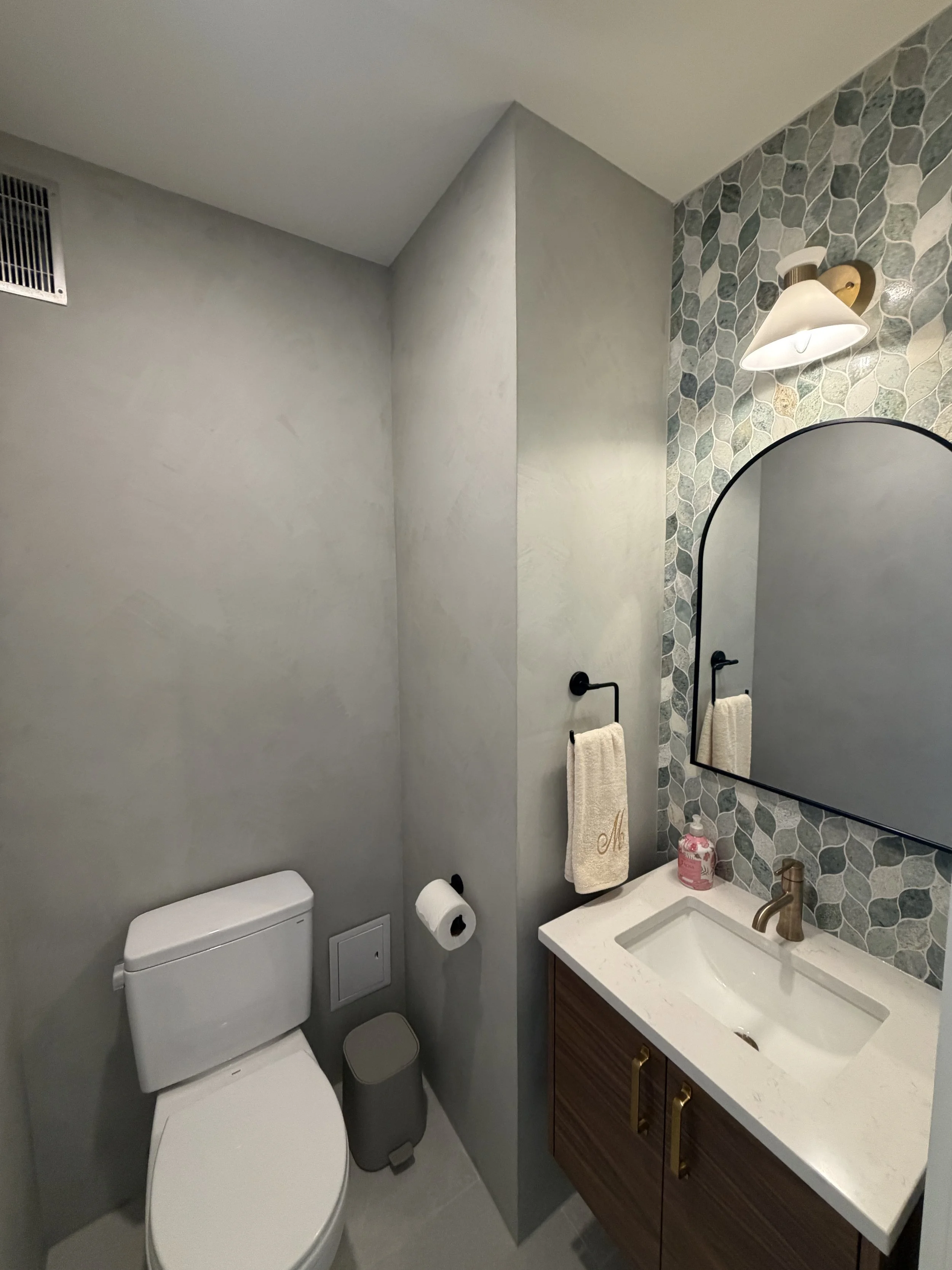 Mint bathroom renovation — bathroom gallery 18