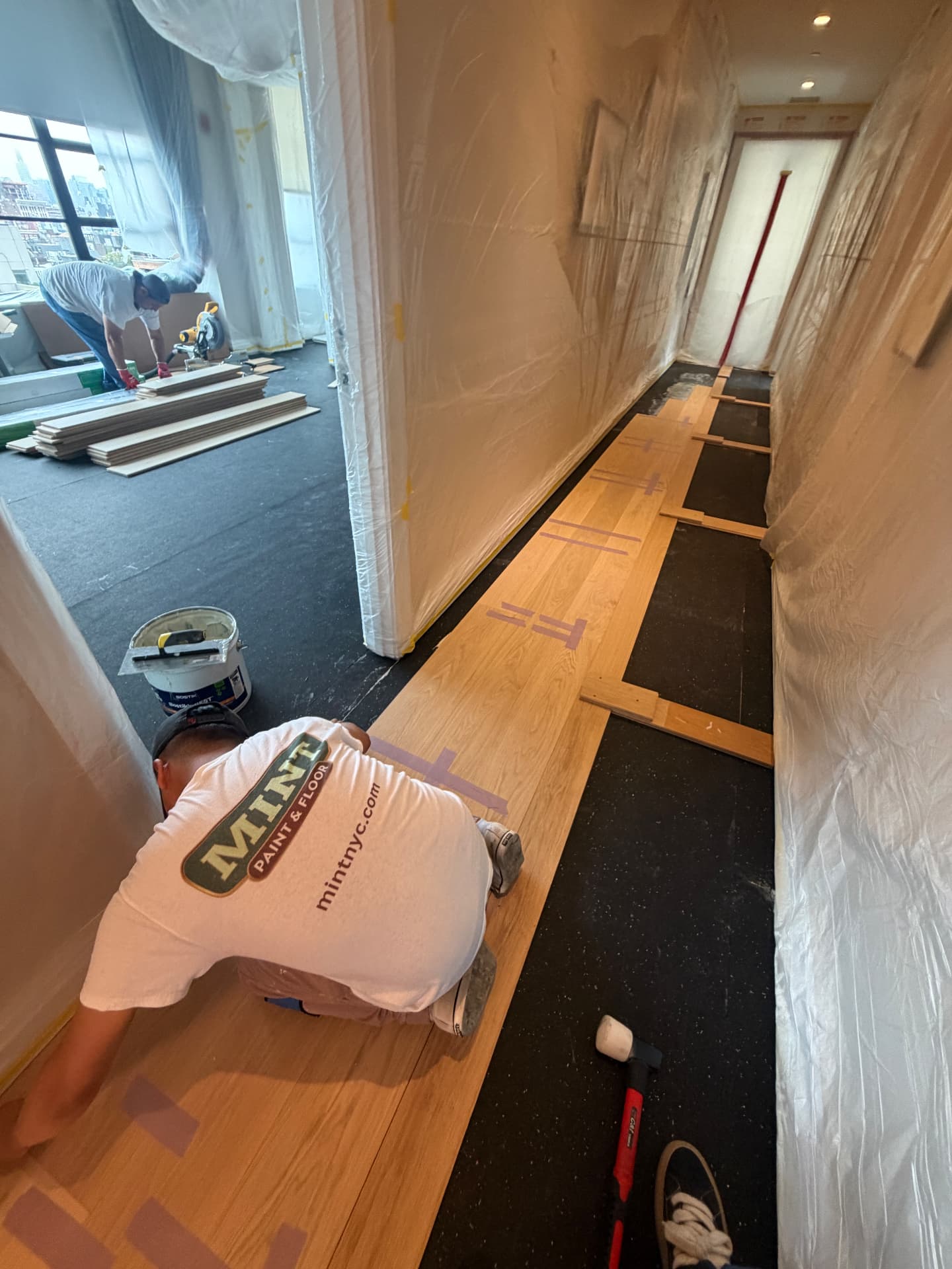 Mint hardwood flooring installation — flooring gallery 26