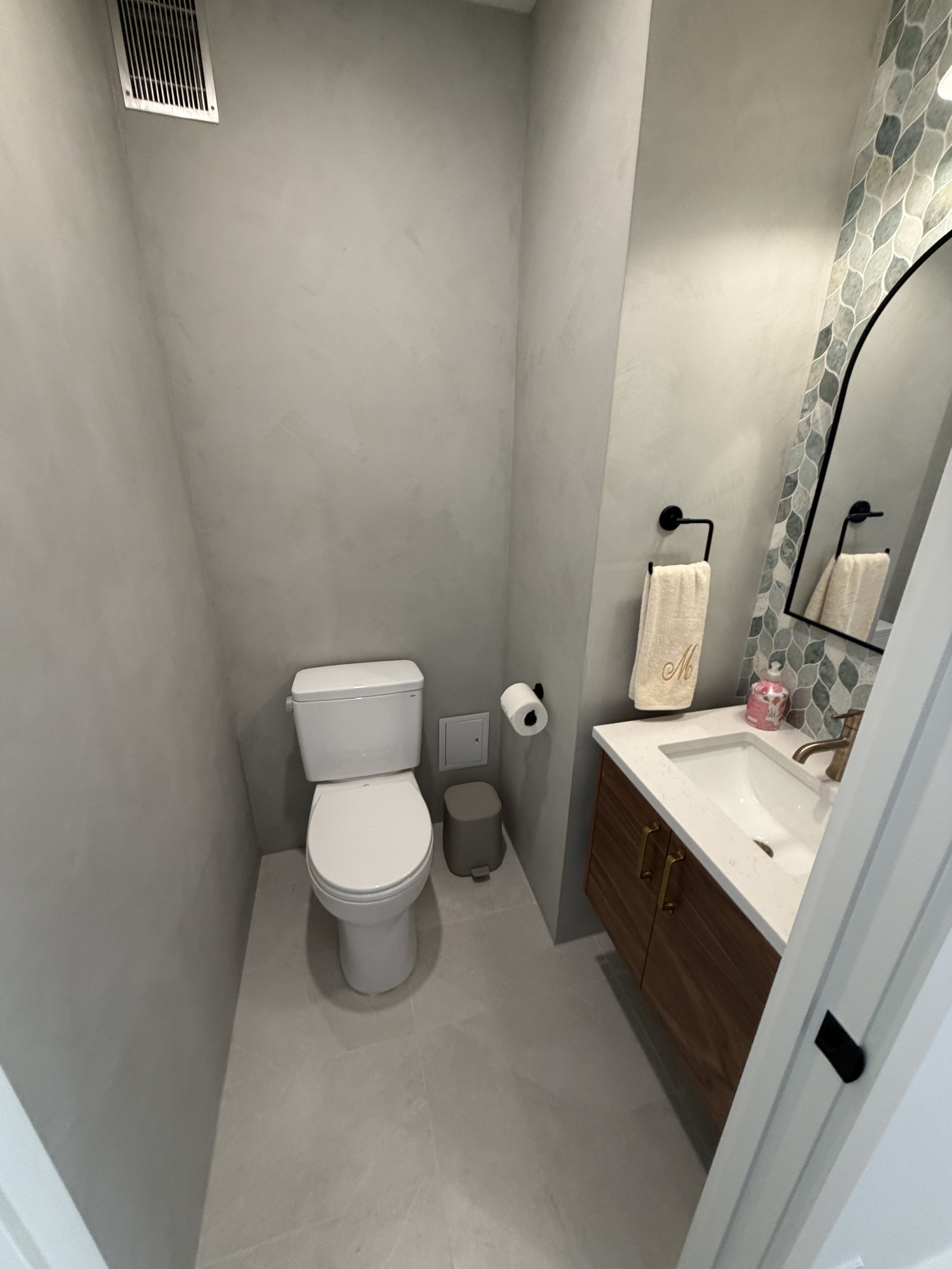Mint bathroom renovation — bathroom gallery 17