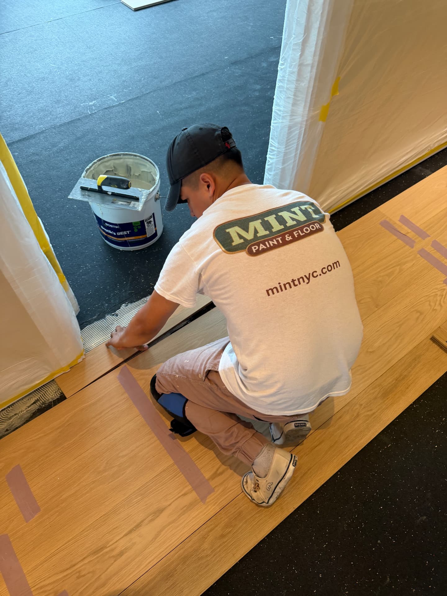 Mint hardwood flooring installation — flooring gallery 25
