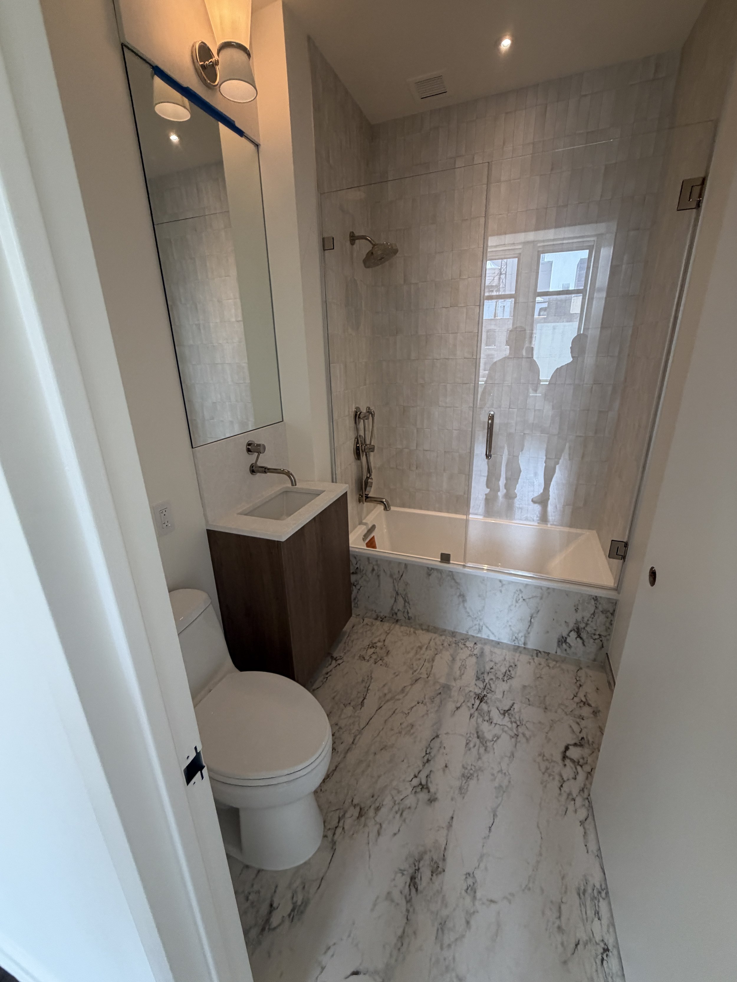 Mint bathroom renovation — bathroom gallery 10