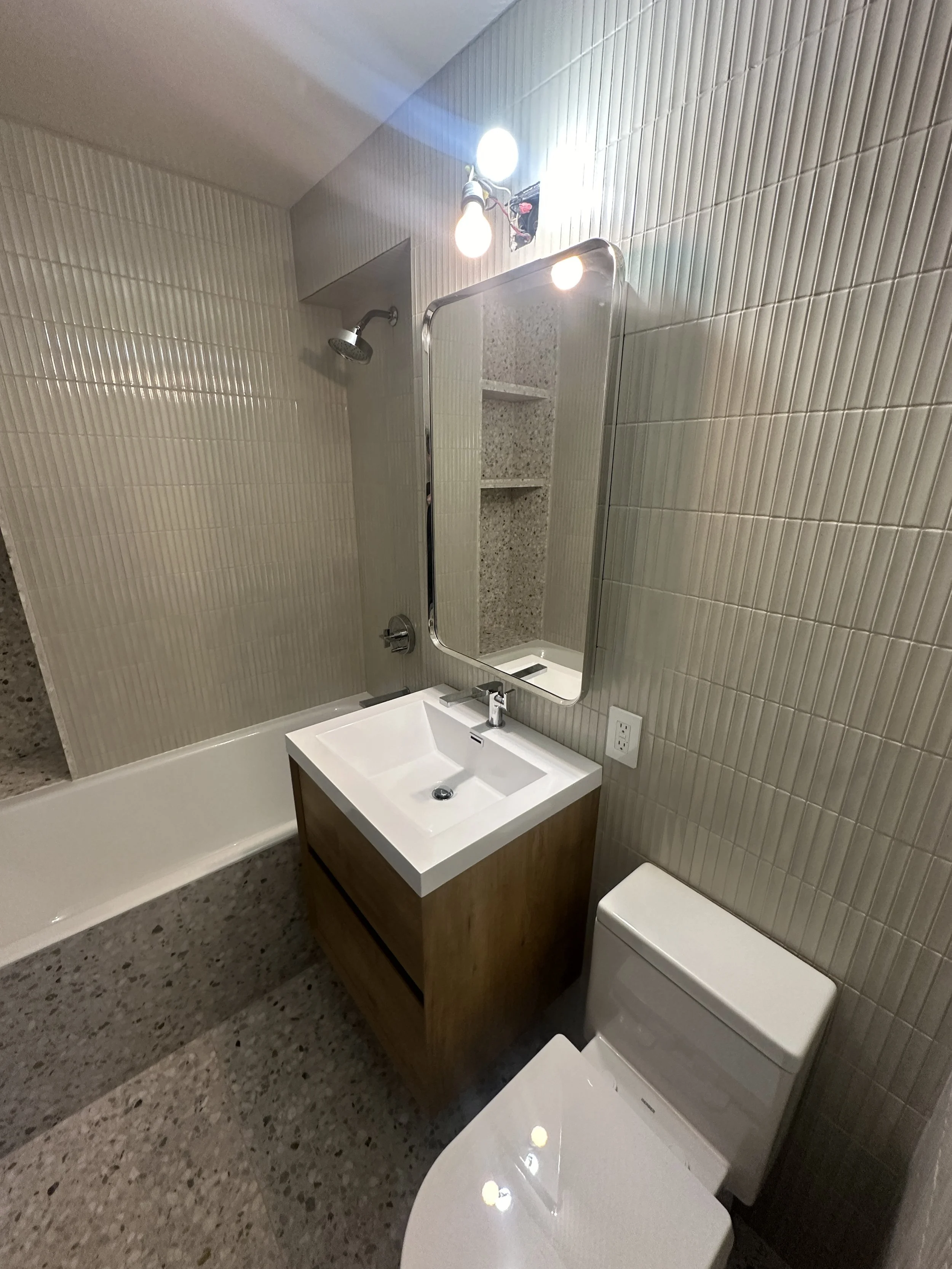 Mint bathroom renovation — bathroom gallery 41