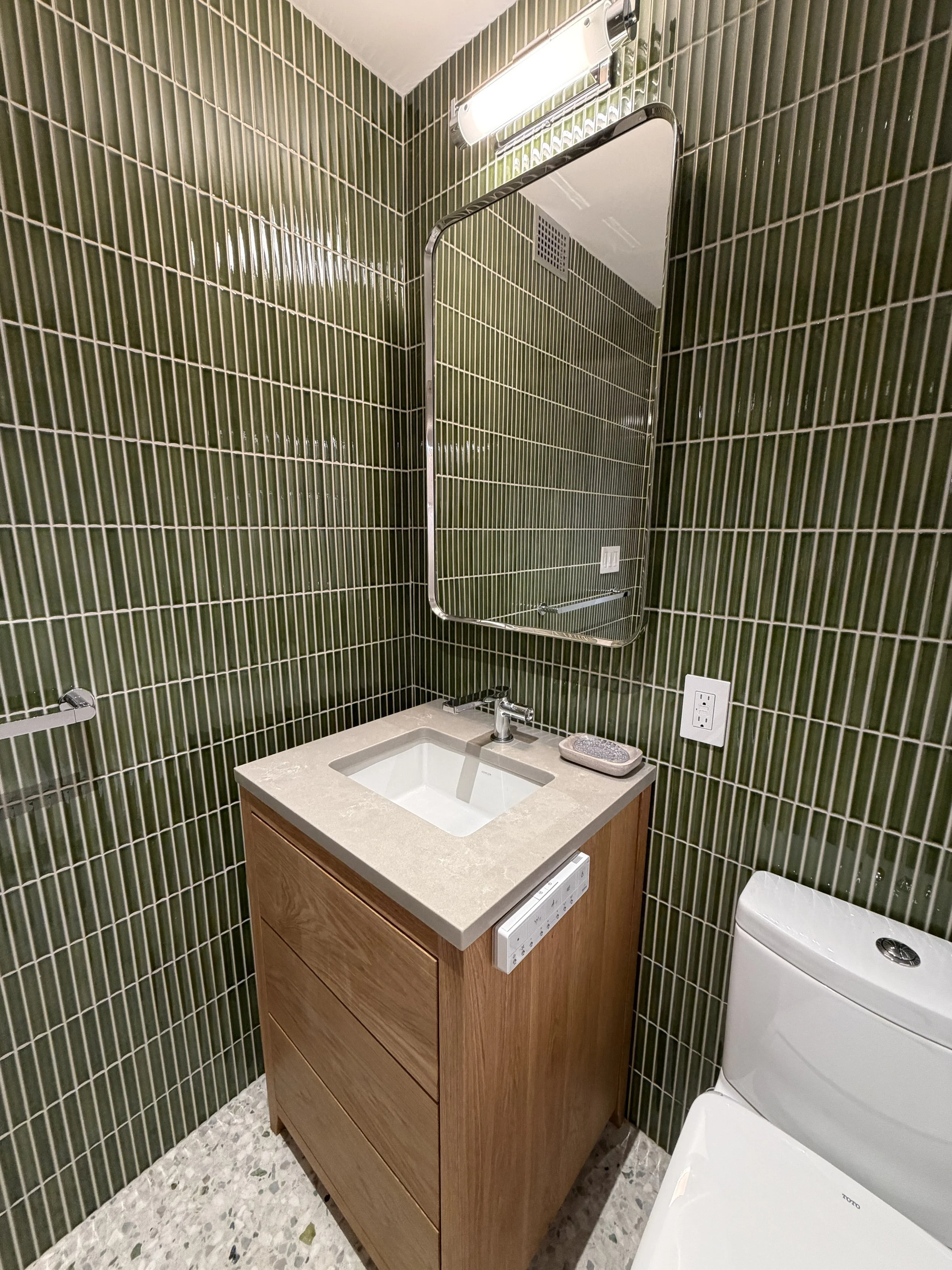 Mint bathroom renovation — bathroom gallery 21