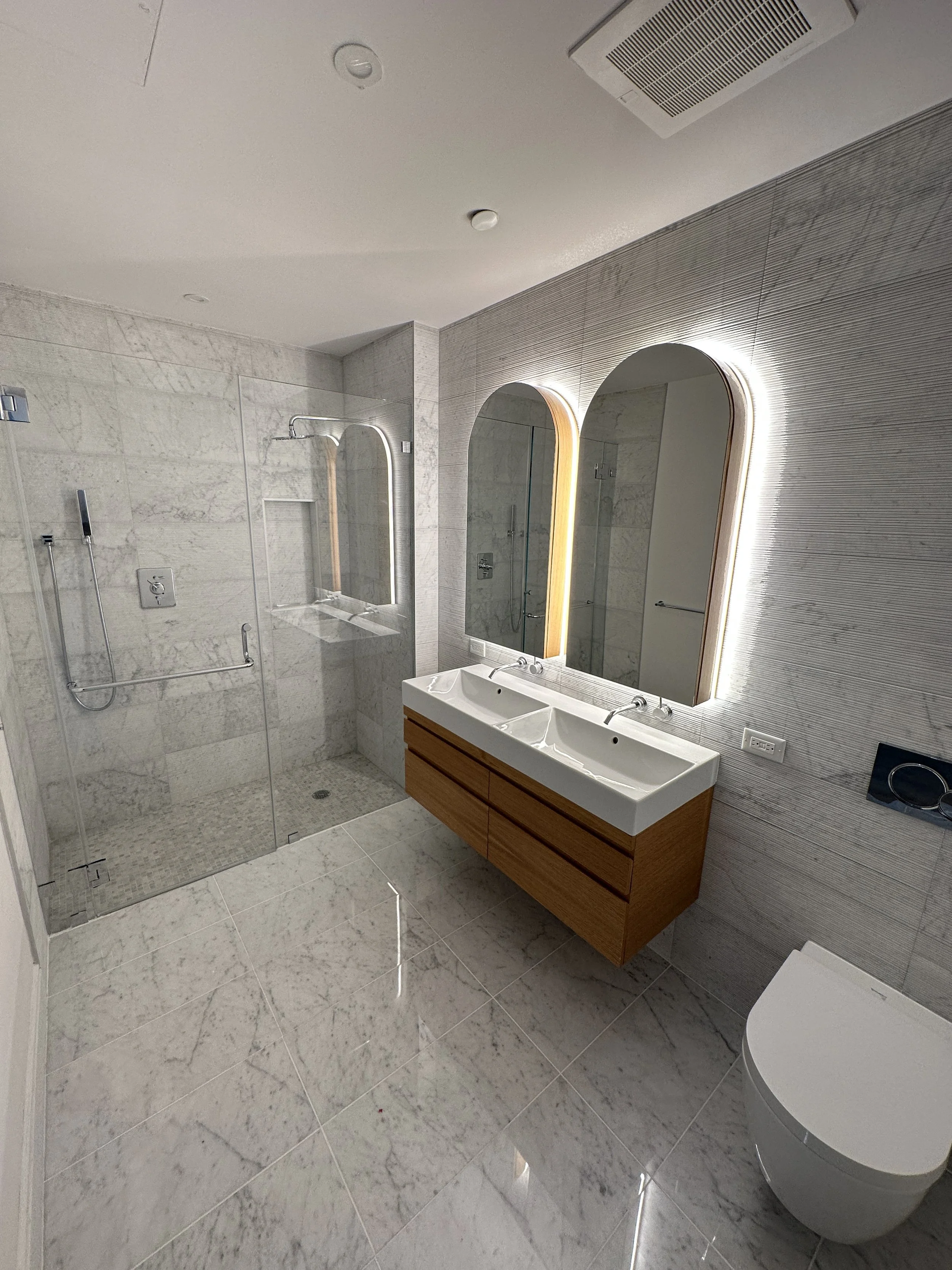 Mint bathroom renovation — bathroom gallery 45