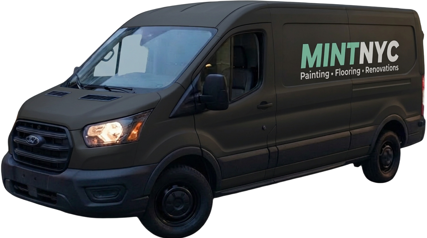 Mint NYC work van