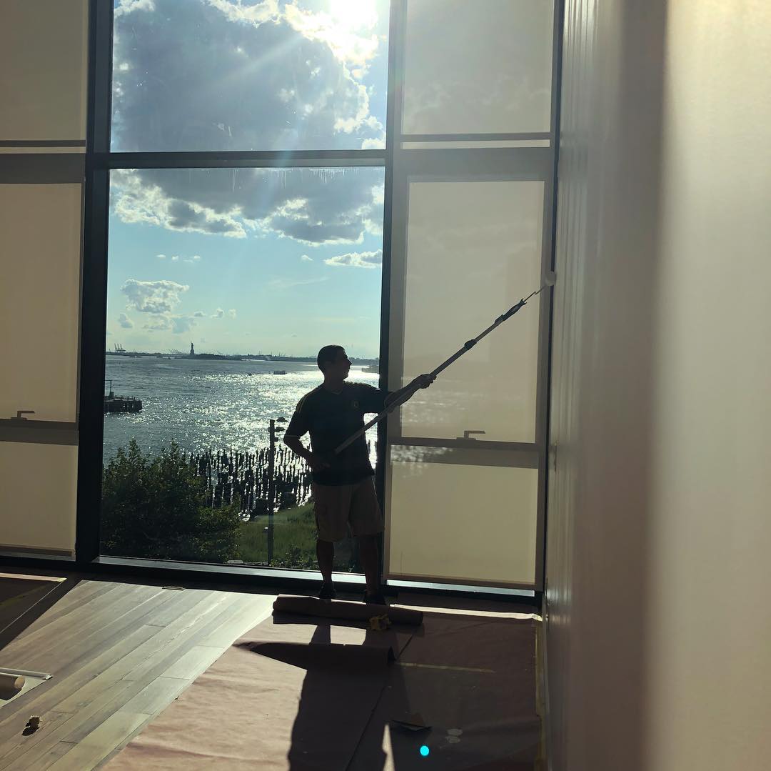 Our Mint Painting Team Painting an apartment in NYC